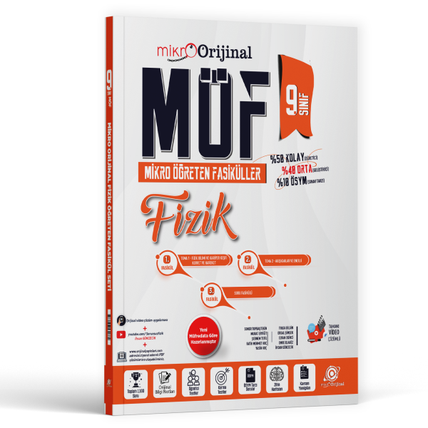 MİKRO ORİJİNAL 09.SINIF MÖF SET FİZİK - 25-26